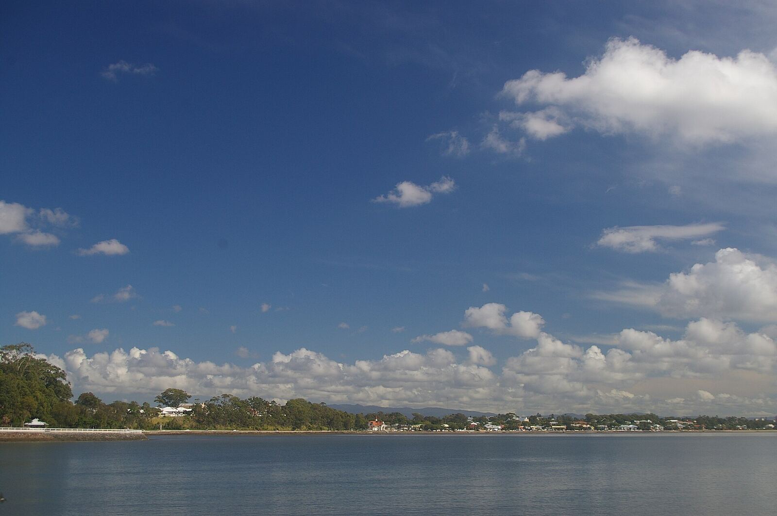 Clouds over Bramble Bay and Sandgate